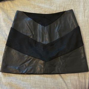 Leather Mini Skirt